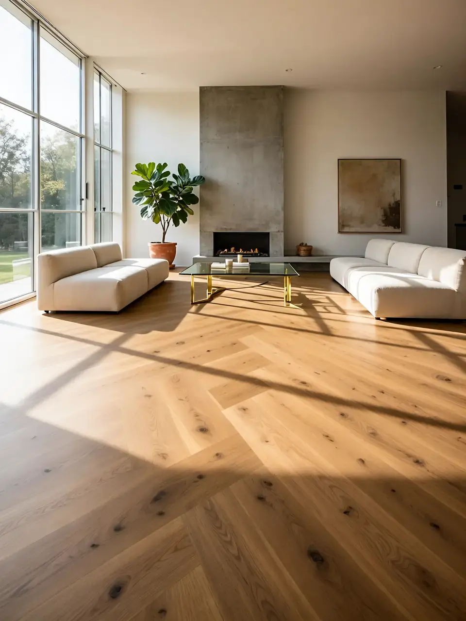 Medium tone engineered wood flooring for wholesale dealer and project collections