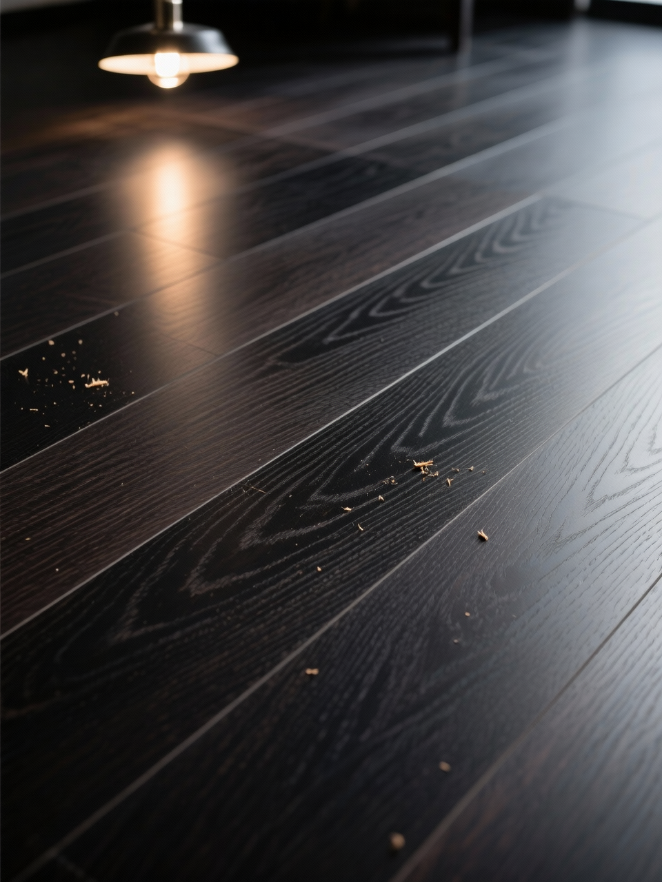 Dark tone engineered wood flooring for boutique and premium interior spaces